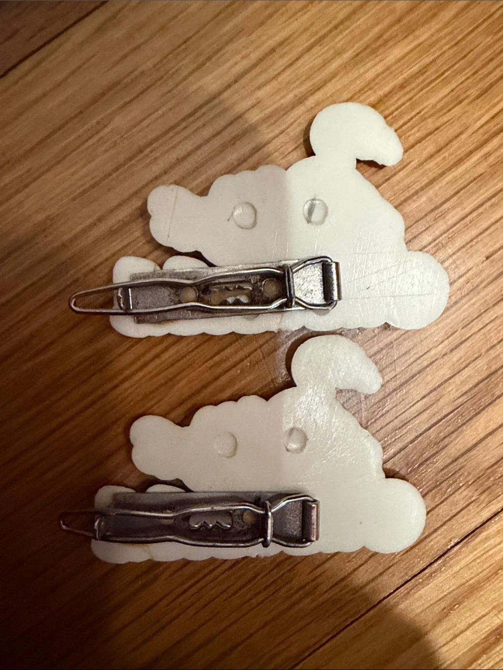 Vintage Garfield Hair Barrettes Clips – Matching Pair Retro Cat Accessories